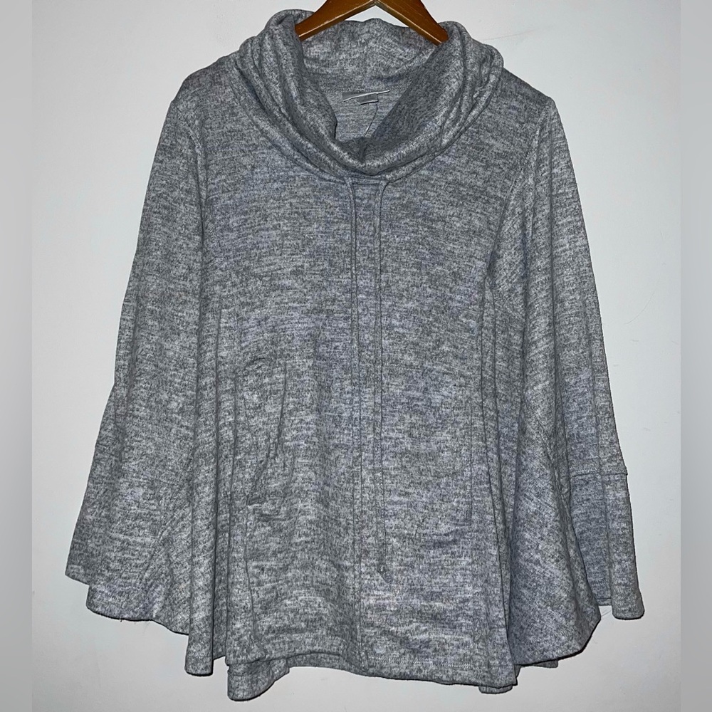 Maternity Motherhood Knit Sweater Poncho - One Size